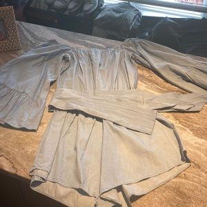 Off Shoulder Romper